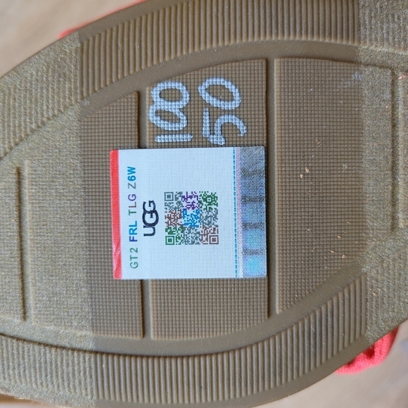 UGG Women's Yarrow Wedge Sandal Red Pepper Size US 9.5 - Picture 8 of 16